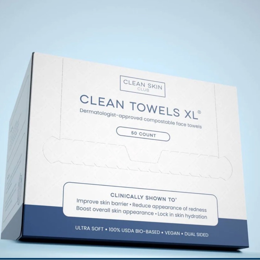 Clean skin club White Towels XL